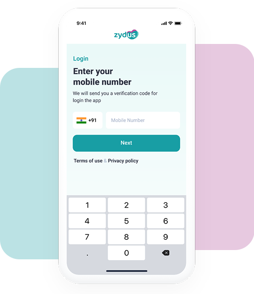 sign up with mobile number